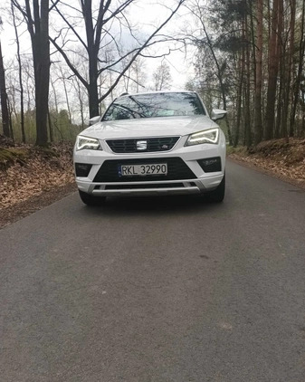 Seat Ateca cena 84900 przebieg: 161000, rok produkcji 2018 z Słomniki małe 121